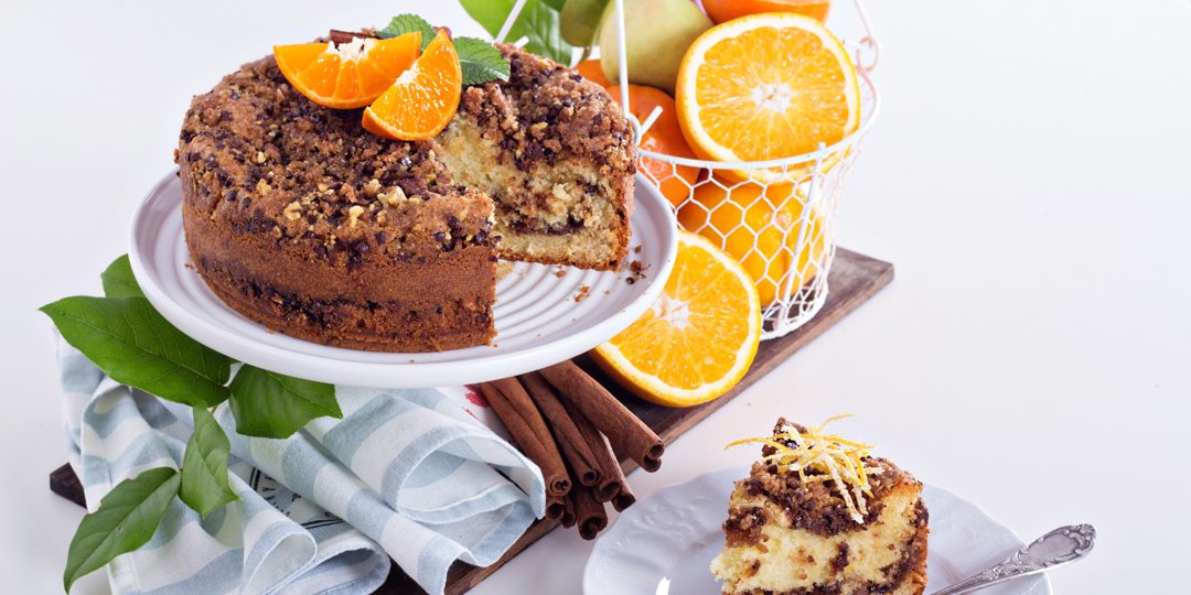 Κέικ με πορτοκάλι και δάκρυα σοκολάτας - Images