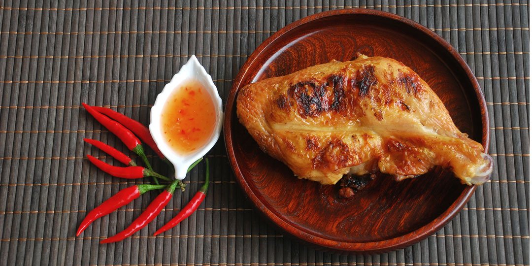 Πικάντικο κοτόπουλο με μέλι και σουσάμι  - Images