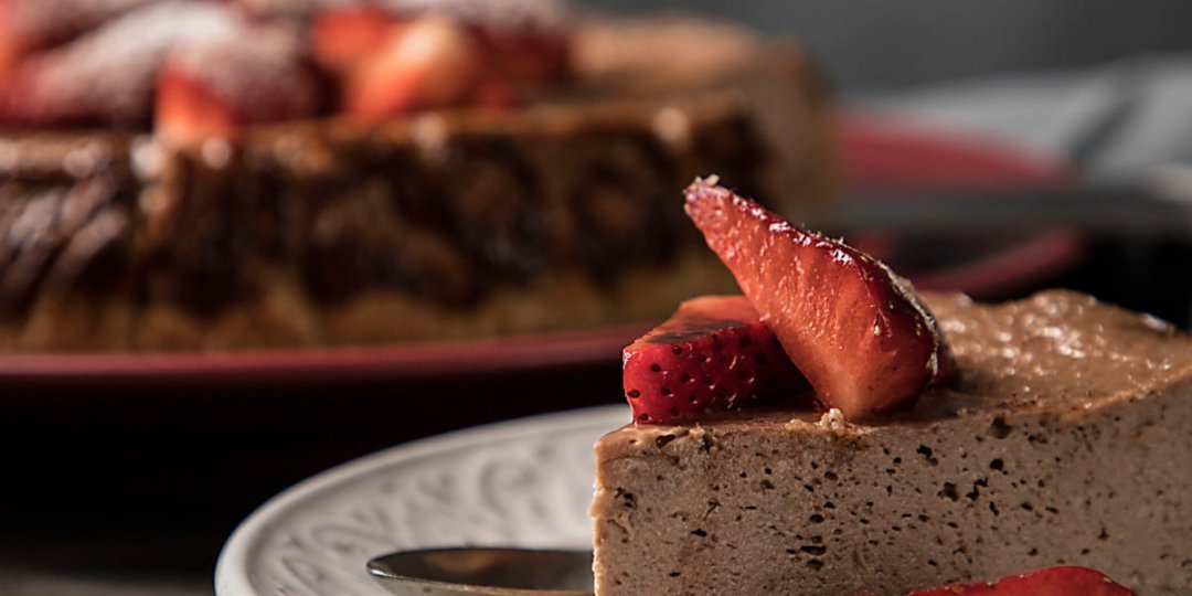 Ελαφρύ σοκολατένιο cheesecake - Images