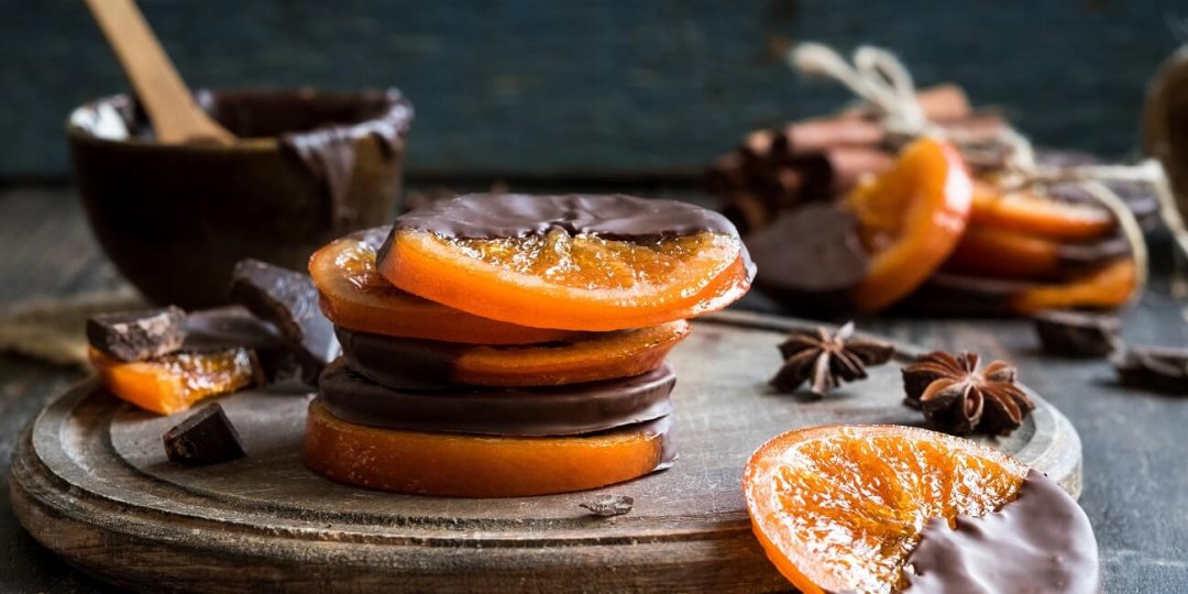Φέτες πορτοκάλι με σοκολάτα - Images