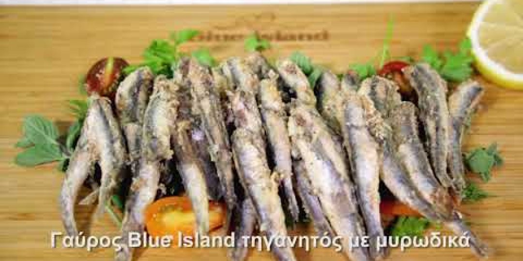 Γαύρος Blue Island τηγανητός με μυρωδικά (video) - Κεντρική Εικόνα