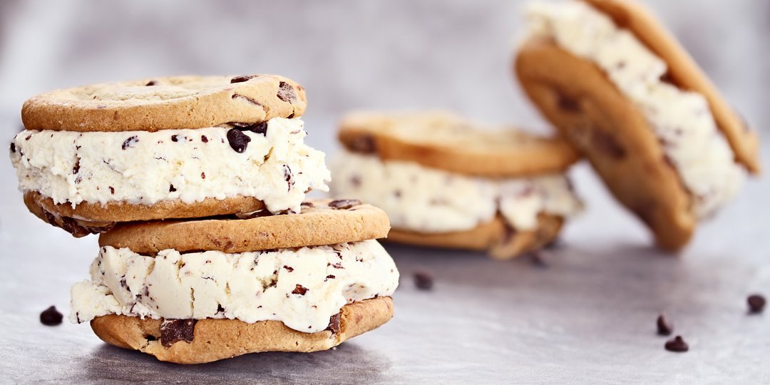 Παγωτό σάντουιτς με μπισκότα  - Images