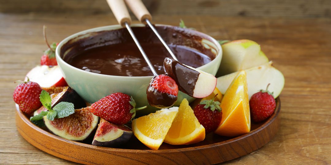 Fondue σοκολάτας με φρούτα - Images