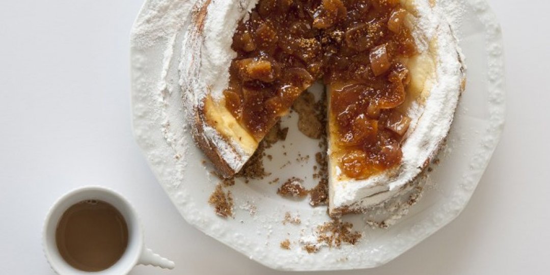 Ελληνικό cheesecake με σύκα - Images