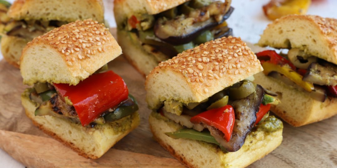 Sandwich με ψητά λαχανικά - Images