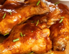 Μπουτάκια κοτόπουλου γλασαρισμένα με μέλι & μουστάρδα - Images