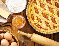 Πίτα με καρύδια και μαρμελάδα Stute Ροδάκινο - Images