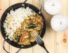 Green Curry Paste Exotic Food με κοτόπουλο και ρύζι - Images