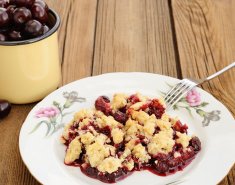 Cherry crumble - Images