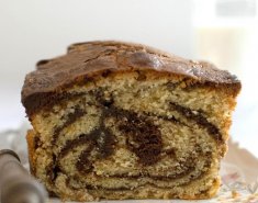 Marble cake με γλάσο σοκολάτας - Images