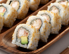 Sushi rolls με γαρίδα τεμπούρα - Images
