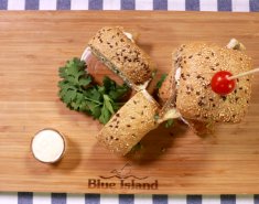 Τραγανό Σάντουιτς με ψάρι Blue Island - Images