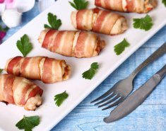 Ρολάκια με bacon και τυρί cheddar  - Images